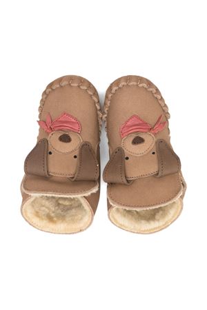 scarpa in pelle marrone DONSJE KIDS | 1041803NL127